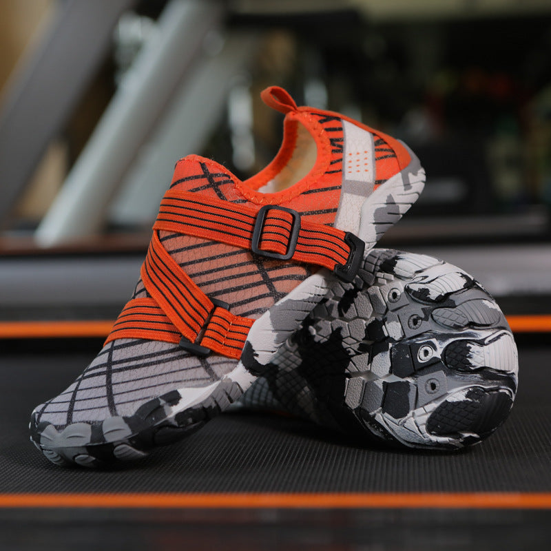 Damen Freizeit-Sportschuhe mit verstellbarem Klettverschluss und rutschfester Sohle