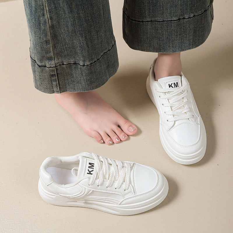 Damen Sportliche Sneakers mit dicker Sohle und weichem Innenfutter
