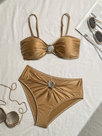 Damen Elegantes Bikini-Set mit modischem Muschel-Design R&B