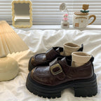 Damen Modische Chunky Stiefeletten mit komfortablem Innenfutter und strapazierfähiger Sohle R&B
