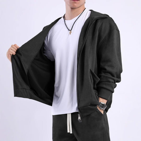 Herren Fleecejacke mit ergonomischem Schnitt und praktischen Taschen R&B