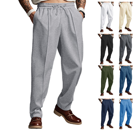 Herren nan sportliche Jogginghose mit elastischem Bund und vorderer Mittelnaht R&B