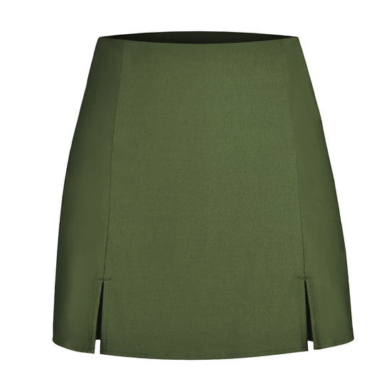 Damen Designer Minirock mit seitlichen Schlitzen R&B