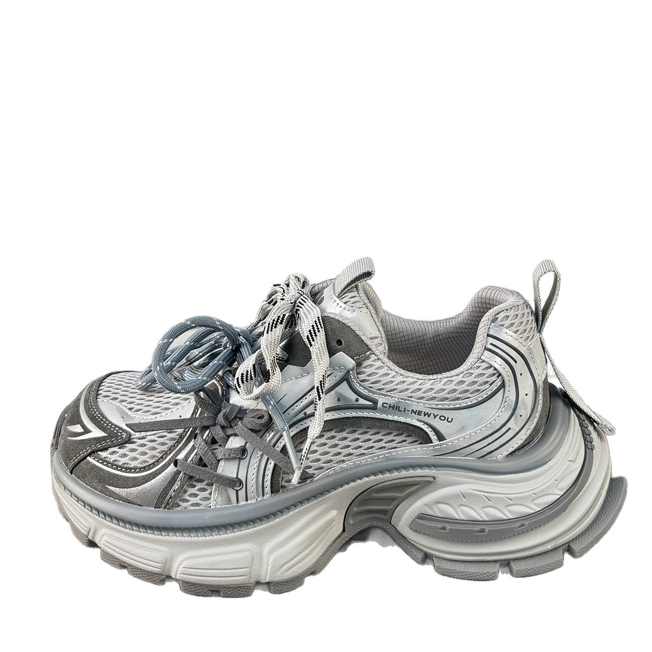 Damen Sportliche Laufschuhe mit atmungsaktiver Mesh-Oberfläche und dämpfender Sohle R&B