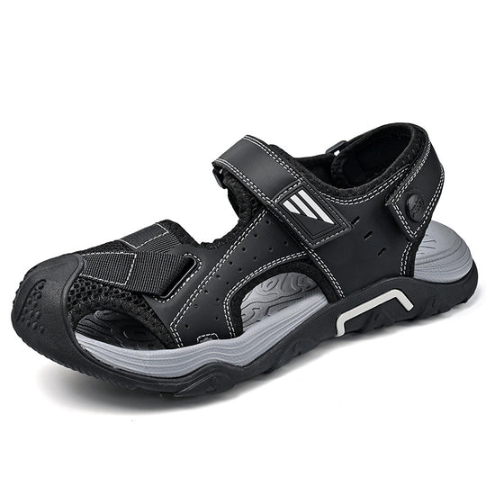 Herren leichte und atmungsaktive Outdoor-Sandalen mit verstellbaren Riemen R&B