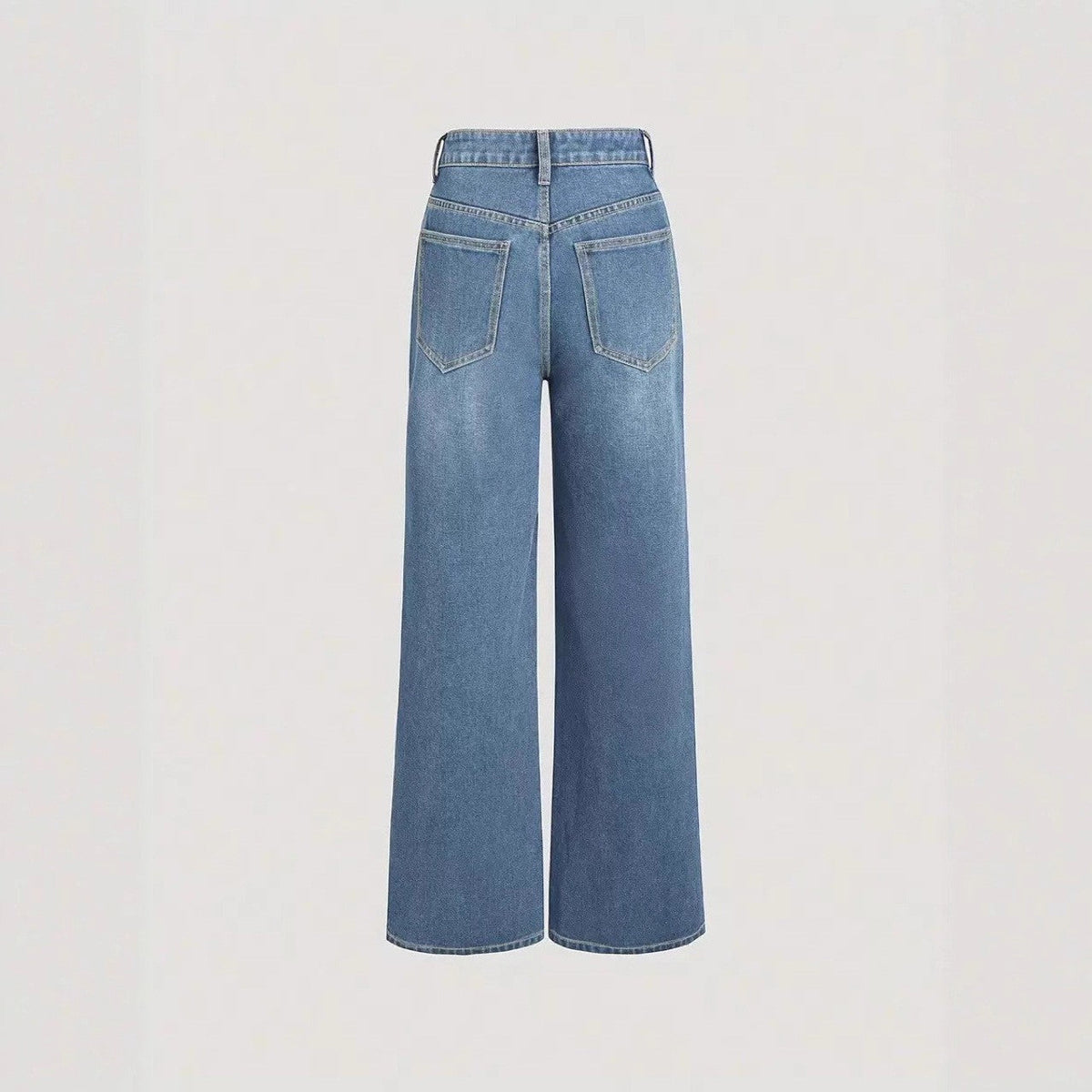 Damen Weitgeschnittene Denim-Jeans R&B