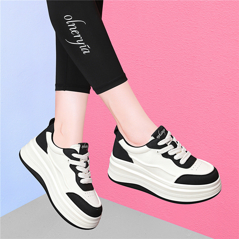 Damen Modische Plateau-Sneaker mit ergonomischer Sohle und trendigem Design R&B