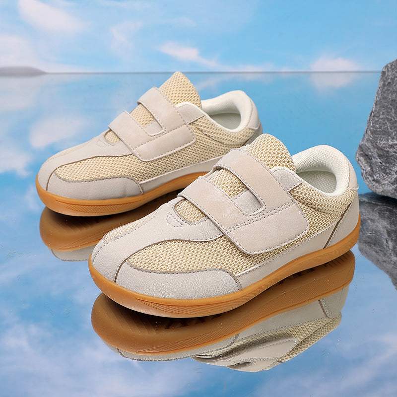 Damen Sneakers mit doppeltem Klettverschluss und atmungsaktivem Obermaterial