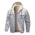 Herren Sweatjacke mit weichem Innenfutter Hedi-Mode