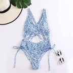 Damen Bikiniset mit modischem Cut-Out und verspielten Rüschen R&B
