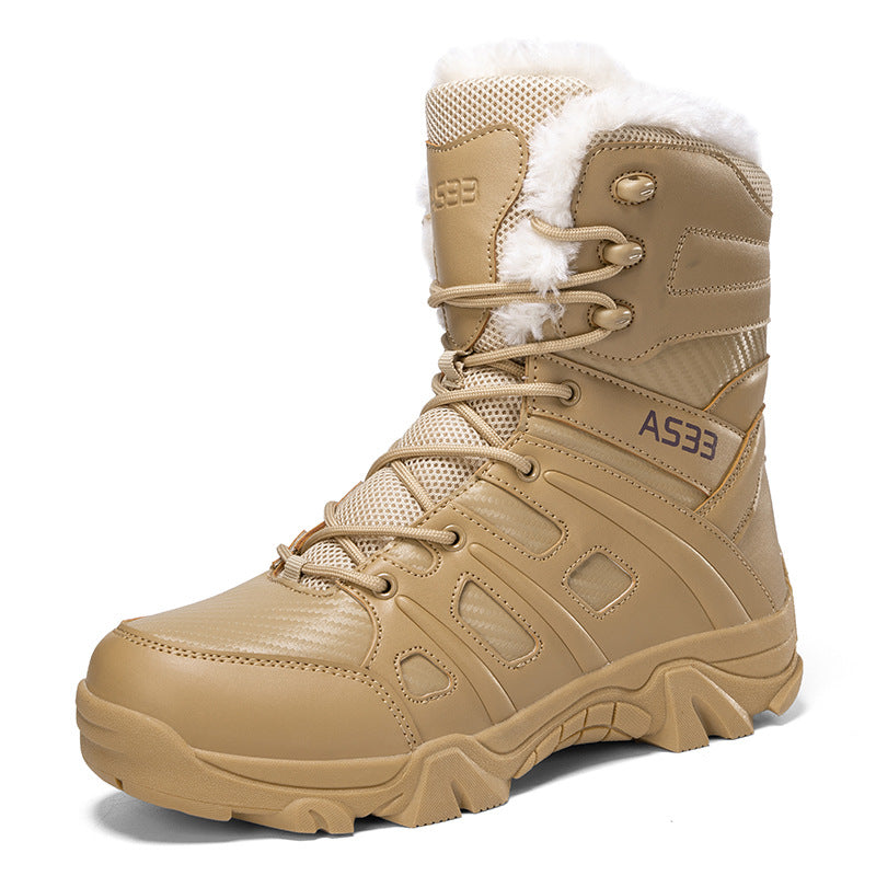 Herren Winterstiefel mit isolierender Innensohle und wasserdichtem Obermaterial R&B