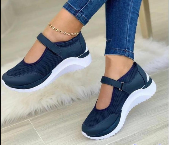 Damen Atmungsaktive Slip-On Sportschuhe mit Fersenriemen und rutschfester Sohle R&B