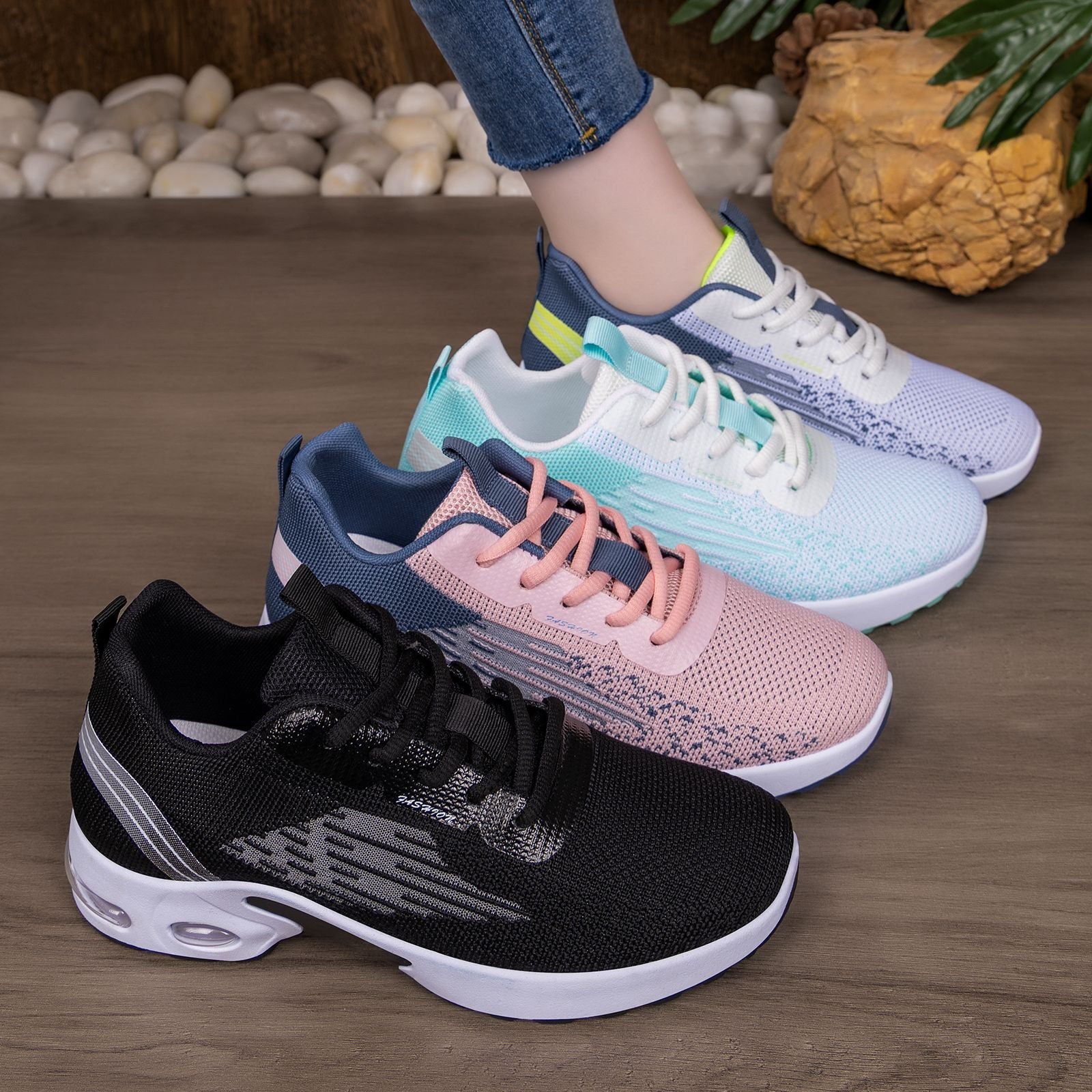 Damen Leichte und vielseitige Laufschuhe mit atmungsaktivem Obermaterial R&B
