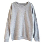 Damen lässiger Oversized Pullover mit offenen Schultern und modernem Design