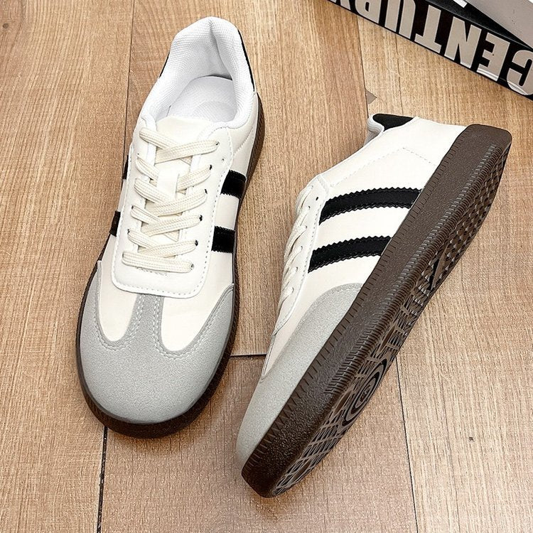 Damen Sportliche Sneakers im Retro-Stil mit strapazierfähigem Obermaterial und rutschfester Sohle R&B