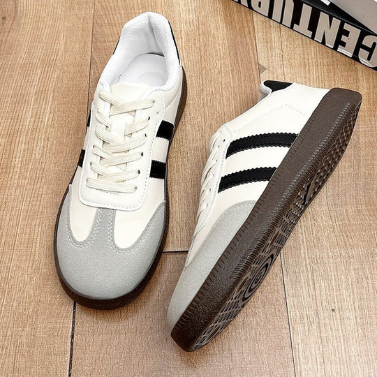 Damen Sportliche Sneakers im Retro-Stil mit strapazierfähigem Obermaterial und rutschfester Sohle R&B