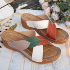Damen Riemensandalen mit hochwertigem Leder und komfortablem Fußbett R&B