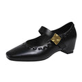 Damen Ballerina-Schuhe mit elegantem Riemchen und modischer Schnalle
