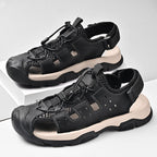 Herren Atmungsaktive Outdoor-Sandalen mit rutschfester Sohle
