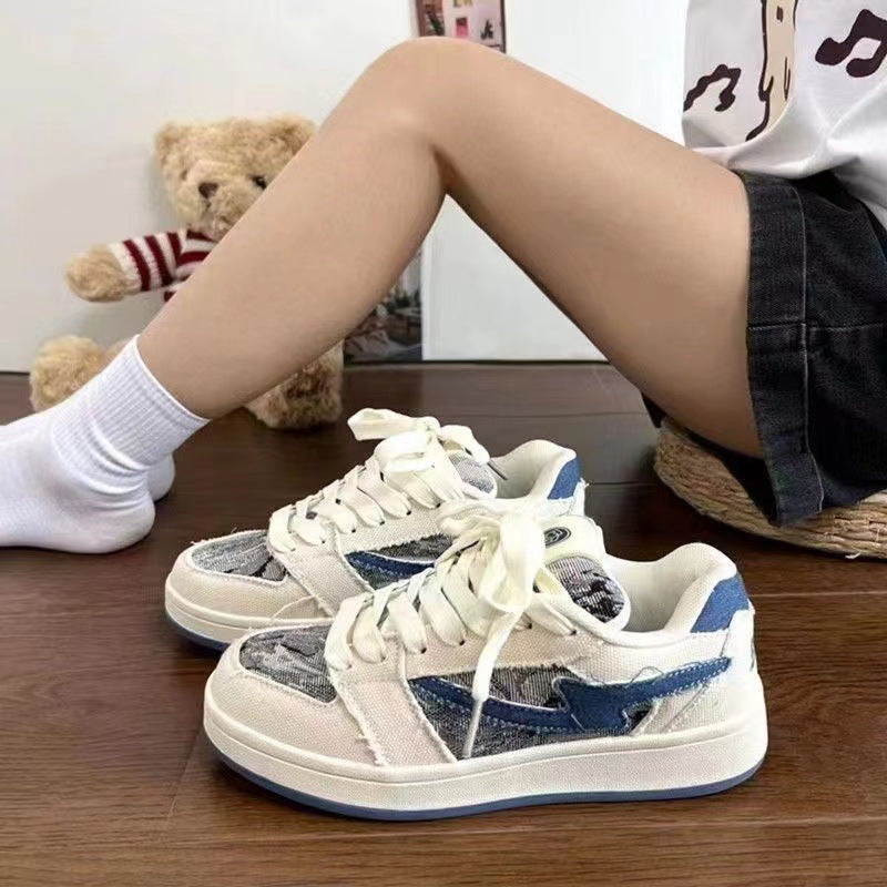 Damen Sportliche Sneakers mit einzigartigem Textil-Obermaterial und komfortabler Dämpfung
