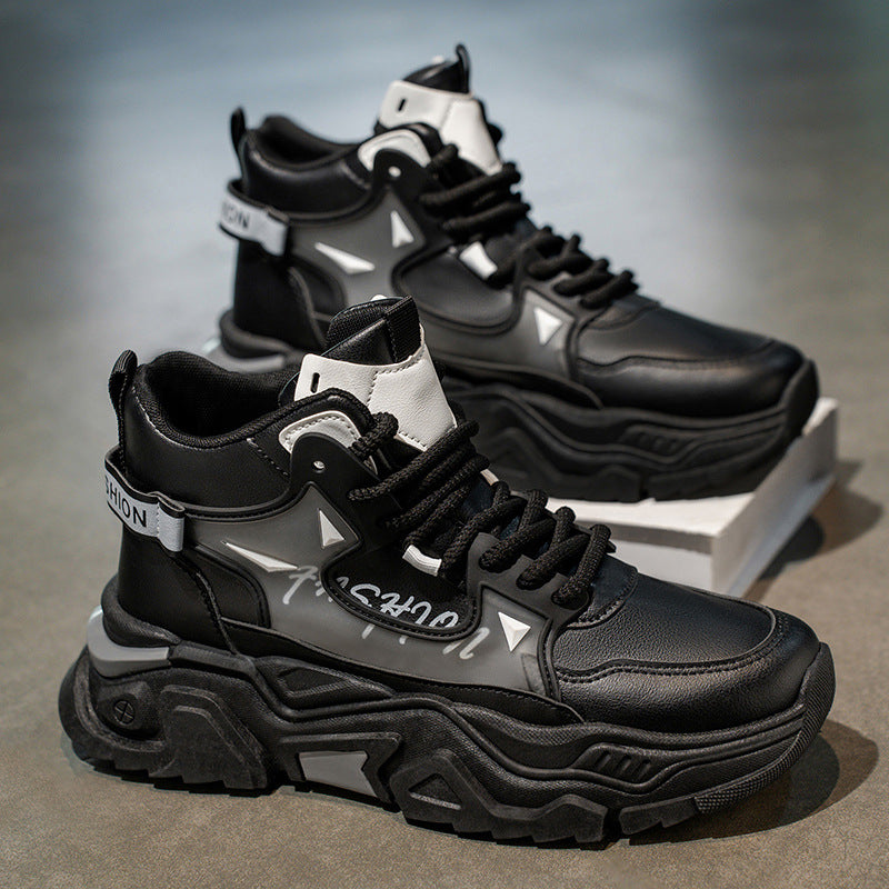 Damen modische High-Top Sneakers mit innovativem Design und stabiler Sohle