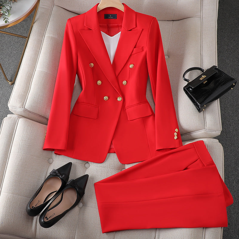 R&B | Overall Maßgeschneiderter Schnitt Zweireiher Blazer Individuelle Passform
