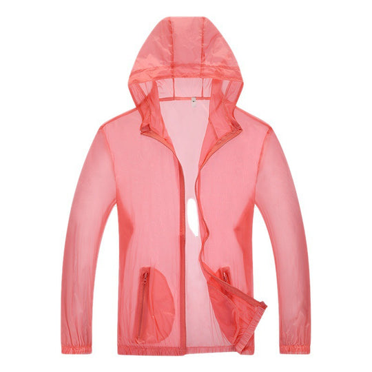 Herren ultraleichte Regenjacke mit verstellbarem Kapuzenbereich und reflektierenden Elementen R&B