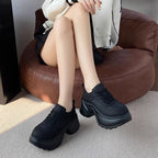 Damen Fashion Sneakers mit extrahohen Sohlen von