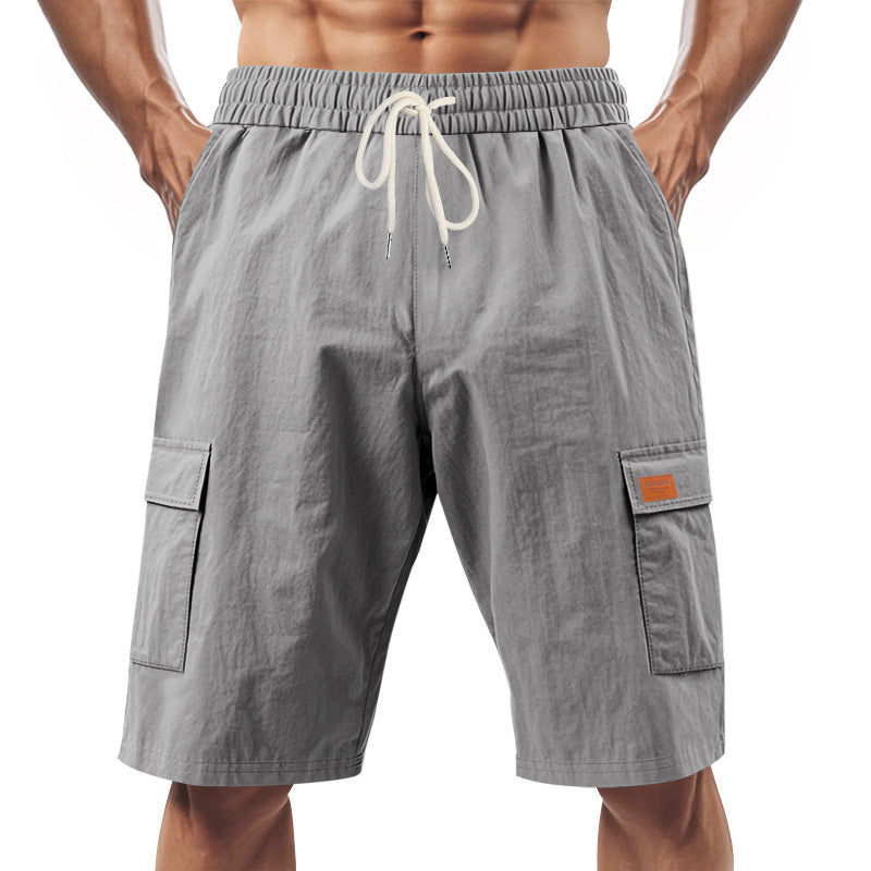 Herren Cargo-Shorts mit vielseitigen Taschen und elastischem Bund R&B