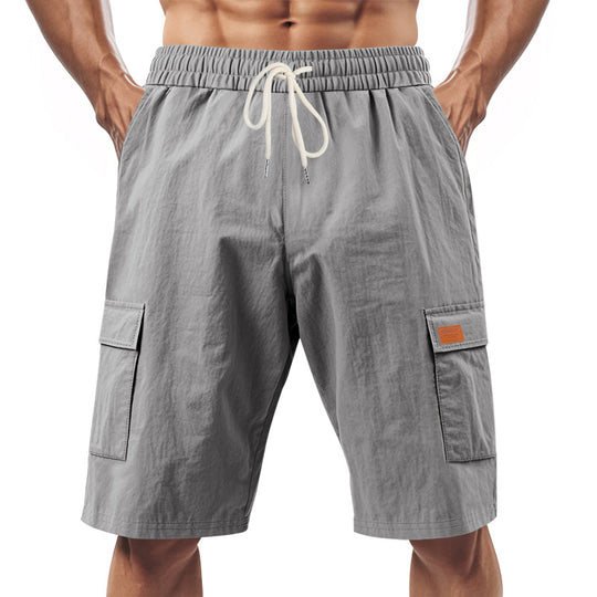 Herren Cargo-Shorts mit vielseitigen Taschen und elastischem Bund R&B