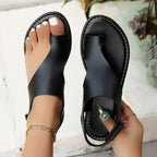 Damen Offene Sandalen mit elegantem Schnitt und Komfort-Fußbett R&B