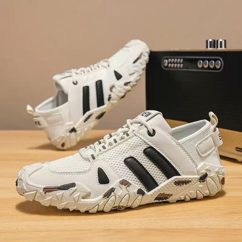 Damen Sportliche Mesh-Sneaker mit stoßdämpfender Sohle und rutschfester Außensohle R&B