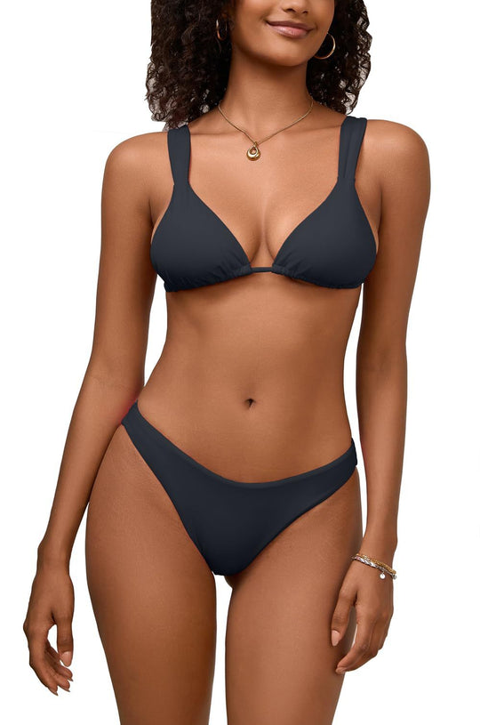 Damen Triangel-Bikini mit verstellbaren Trägern R&B