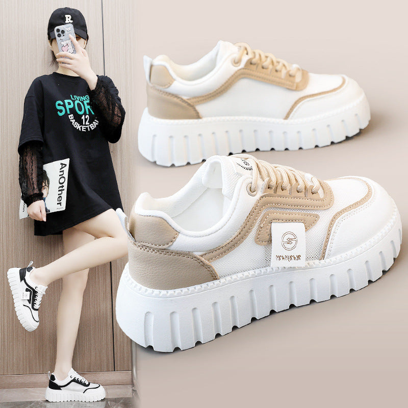 Damen Sportliche Chunky Sneakers mit rutschfester Profilsohle und atmungsaktivem Obermaterial R&B