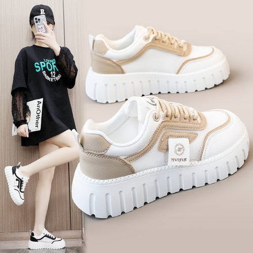 Damen Sportliche Chunky Sneakers mit rutschfester Profilsohle und atmungsaktivem Obermaterial R&B