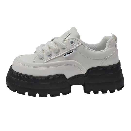 Damen modische Chunky-Sneaker mit stabiler Laufsohle und atmungsaktivem Obermaterial R&B