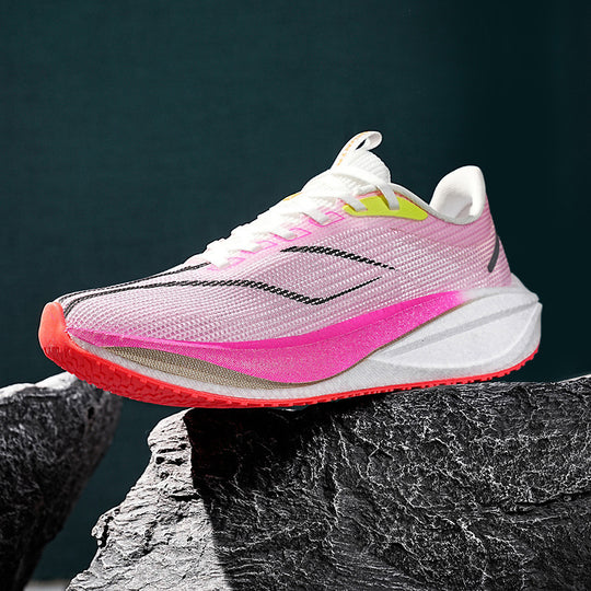 Damen Hochleistungs-Laufschuhe mit atmungsaktiver Oberflächenstruktur und optimierter Dämpfung R&B