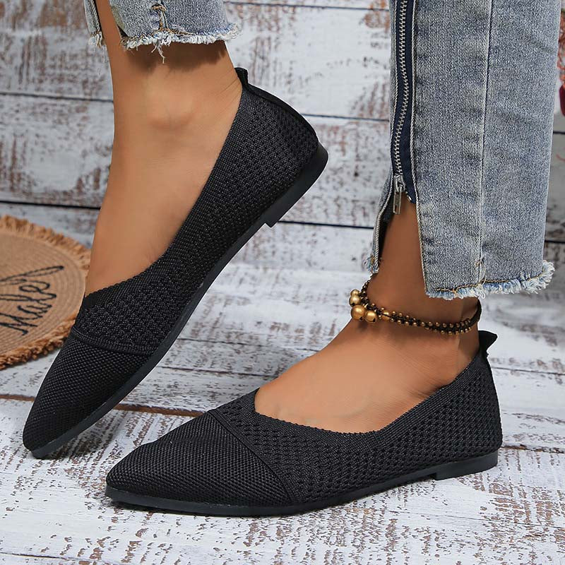 Atmungsaktive Spitzzehen-Schuhe R&B