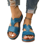 Damen Komfortable Clogs mit anatomischem Fußbett und dekorativen Lochelementen R&B