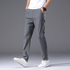 Herren modische und bequeme Chino-Hose mit elastischem Bund R&B