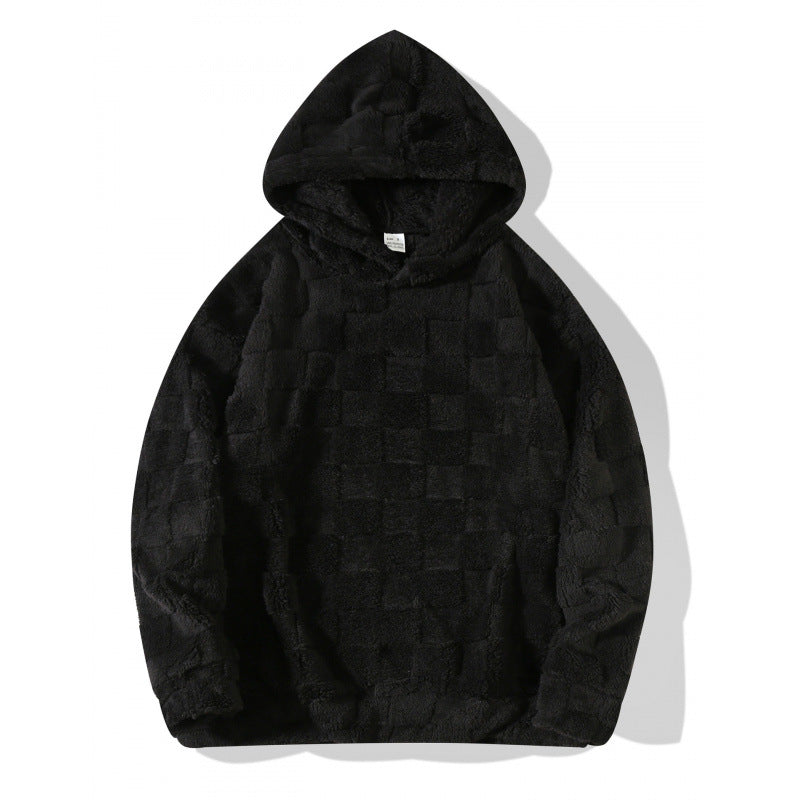 Damen Kuscheliger Fleece-Hoodie mit strukturiertem Design und Kapuze R&B