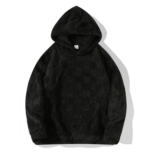 Damen Kuscheliger Fleece-Hoodie mit strukturiertem Design und Kapuze R&B