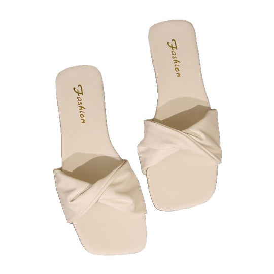 Damen elegante Mules mit innovativem Knoten-Design R&B