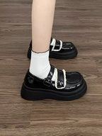Damen Modische Ballerinas mit verstellbarem Riemen und elegantem Perlendetail R&B