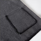 Damen lässiger Strickpullover mit V-Ausschnitt und praktischen Taschen R&B
