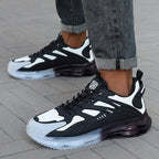 Herren nan futuristischer leistungsorientierter Lifestyle-Sneaker mit durchgehender Luftkammersohle und thermogeformten Kunststoffapplikationen R&B