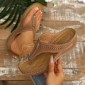 Damen Zehentrenner-Sandalen mit atmungsaktivem Obermaterial und ergonomischem Fußbett R&B