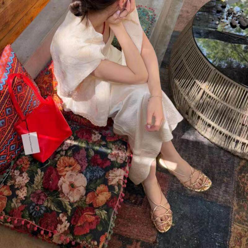 Damen Elegante Riemensandalen mit feinen Halteriemen R&B