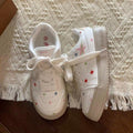 Damen Sneakers mit bunten Stern-Applikationen und bequemer Sohle R&B