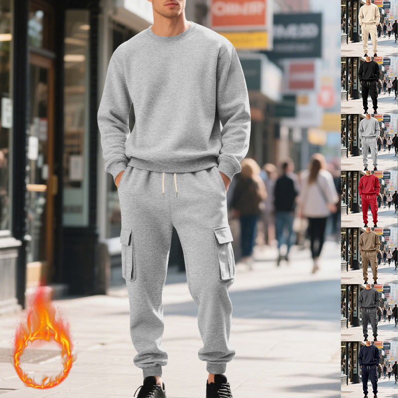 Herren lässiges Sweatshirt und Cargo-Hose Set R&B